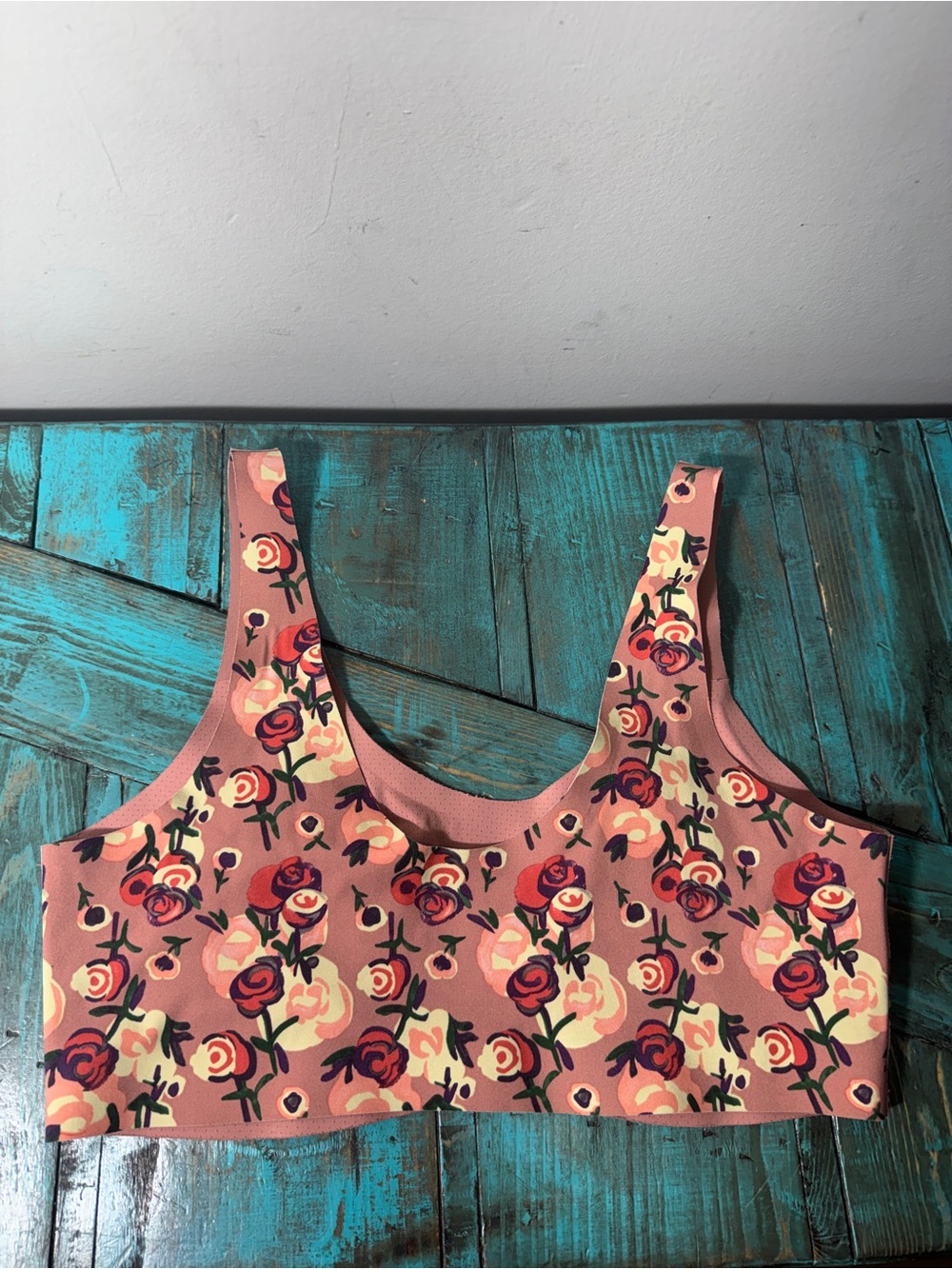 ANNA SUI x KNIX Rose Bouquet Luxe Pullover Bra Size Medium - Picture 6 of 10